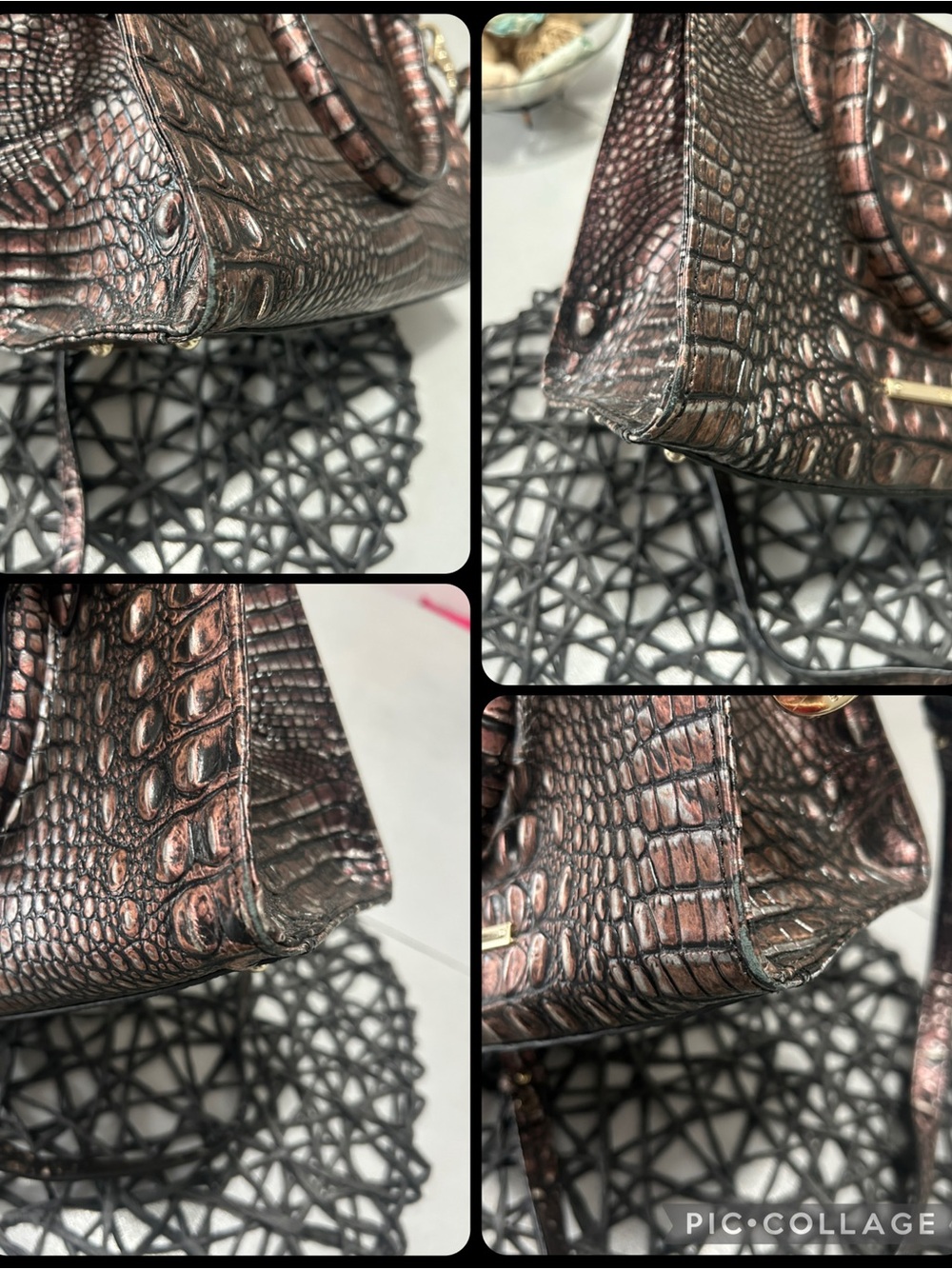 Brahmin Small Camille Plum Melbourne - Picture 9 of 9